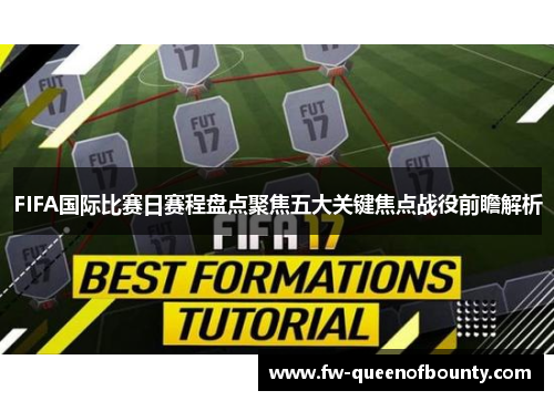 FIFA国际比赛日赛程盘点聚焦五大关键焦点战役前瞻解析